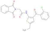 3-(2-Chlorobenzoyl)-5-ethyl-2-(phtalimidoacetamido)thiophene