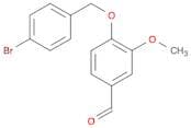 4-[(4-BROMOBENZYL)OXY]-3-METHOXYBENZALDEHYDE