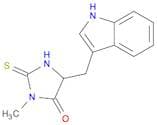 5-(1H-INDOL-3-YLMETHYL)-3-METHYL-2-THIOXO-4-IMIDAZOLIDINONE