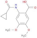 2-[(CYCLOPROPYLCARBONYL)AMINO]-4,5-DIMETHOXYBENZOIC ACID