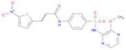 N-(4-(N-(3-methoxypyrazin-2-yl)sulfamoyl)phenyl)-3-(5-nitrothiophen-2-yl)acrylamide