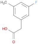 3-FLUORO-5-METHYLPHENYLACETIC ACID