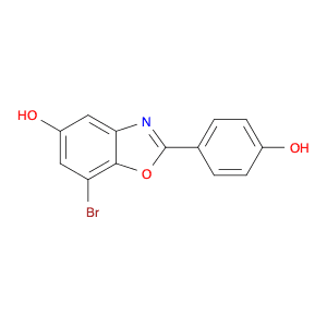 7-Bromo-2-(4-hydroxyphenyl)-1,3-benzoxazol-5-ol