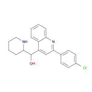 [2-(4-chlorophenyl)quinolin-4-yl]-(2-piperidyl)methanol
