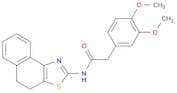 N-(4,5-dihydronaphtho[1,2-d]thiazol-2-yl)-2-(3,4-dimethoxyphenyl)acetamide