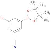 3-Bromo-5-(4,4,5,5-tetramethyl-[1,3,2]dioxaborolan-2-yl)-benzonitrile