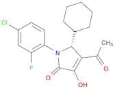 (R)-4-acetyl-1-(4-chloro-2-fluorophenyl)-5-cyclohexyl-3-hydroxy-1,5-dihydro-2H-pyrrol-2-one