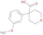 4-(3-Methoxyphenyl)tetrahydro-2H-pyran-4-carboxylic acid