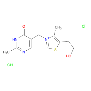 Thiazolium,3-[(1,4-dihydro-2-methyl-4-oxo-5-pyrimidinyl)methyl]-5-(2-hydroxyethyl)-4-methyl-, chlo…