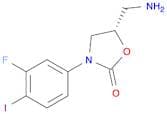 (S)-5-(aminomethyl)-3-(3-fluoro-4-iodophenyl)oxazolidin-2-one