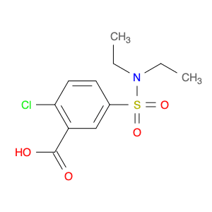 2-CHLORO-5-DIETHYLSULFAMOYL-BENZOIC ACID
