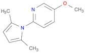 5-METHOXY-2-(2,5-DIMETHYL-1H-PYRROL-1-YL)PYRIDINE