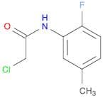 2-chloro-N-(2-fluoro-5-methylphenyl)acetamide