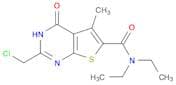 2-(Chloromethyl)-N,N-diethyl-5-methyl-4-oxo-3,4-dihydrothieno[2,3-d]pyrimidine-6-carboxamide
