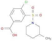 4-Chloro-3-((3-methylpiperidin-1-yl)sulfonyl)benzoic acid