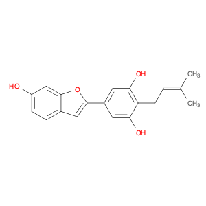 5-(6-Hydroxybenzofuran-2-yl)-2-(3-methyl-2-butenyl)-1,3-benzenediol