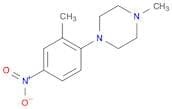 1-Methyl-4-(2-Methyl-4-nitrophenyl)piperazine