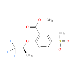 5-Methylsulfonyl-2-[((S)-2,2,2-trifluoro-1-Methylethyl)oxy]benzoic acid Methyl ester