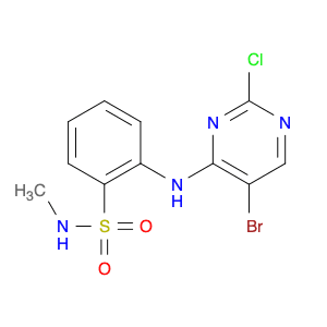 BenzenesulfonaMide, 2-[(5-broMo-2-chloro-4-pyriMidinyl)aMino]-N-Methyl-