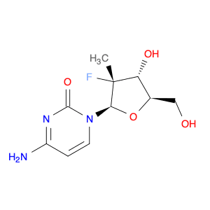 2'-deoxy-2'-fluoro-2'-C-methylcytidine