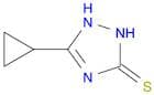 5-cyclopropyl-1,2-dihydro-3H-1,2,4-triazole-3-thione