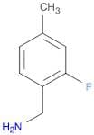 2-FLUORO-4-METHYLBENZYLAMINE