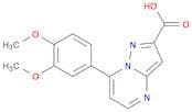 7-(3,4-Dimethoxyphenyl)pyrazolo[1,5-a]pyrimidine-2-carboxylic Acid