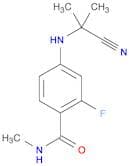 4-(2-CYANOPROPAN-2-YLAMINO)-2-FLUORO-N-METHYLBENZAMIDE