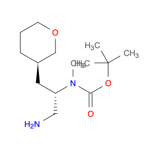 CarbaMic acid, N-[(1S)-1-(aMinoMethyl)-2-[(3R)-tetrahydro-2H-pyran-3-yl]ethyl]-N-Methyl-, 1,1-diMe…