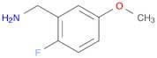 2-FLUORO-5-METHOXYBENZYLAMINE