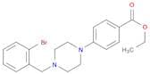 4-[4-[(2-Bromophenyl)methyl]-1-piperazinyl]benzoic Acid Ethyl Ester