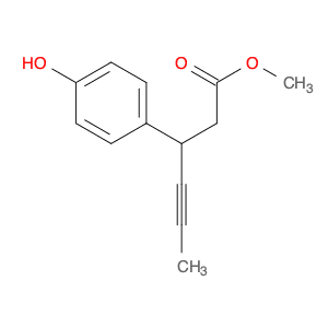 Methyl 3-(4-hydroxyphenyl)hex-4-ynoate