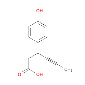 3-(4-hydroxyphenyl)hex-4-ynoicacid
