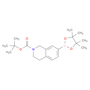 2(1H)-ISOQUINOLINECARBOXYLIC ACID, 3,4-DIHYDRO-7-(4,4,5,5-TETRAMETHYL-1,3,2-DIOXABOROLAN-2-YL)-, 1…
