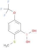 (2-(Methylthio)-5-(trifluoromethoxy)phenyl)boronic acid