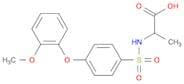 ((4-(2-Methoxyphenoxy)phenyl)sulfonyl)alanine