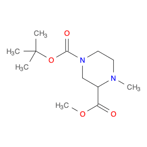 1-(tert-butyl) 3-methyl 4-methylpiperazine-1,3-dicarboxylate