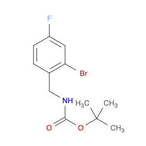 2-Bromo-4-fluoro-n-boc-benzylamine