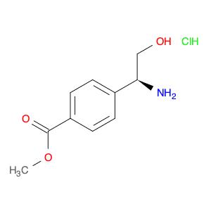 Methyl 4-((1s)-1-amino-2-hydroxyethyl)benzoate hcl