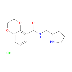 N-(Pyrrolidin-2-ylmethyl)-2,3-dihydrobenzo[b][1,4]dioxine-5-carboxamide hydrochloride
