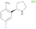 (R)-2-(5-Fluoro-2-methylphenyl)pyrrolidine hydrochloride