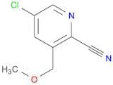 2-Pyridinecarbonitrile, 5-chloro-3-(methoxymethyl)-