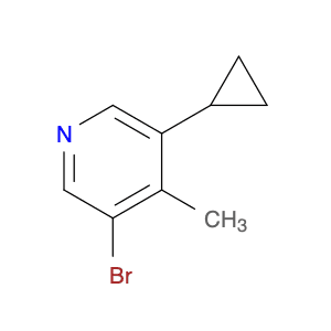 3-Bromo-5-cyclopropyl-4-methyl-pyridine