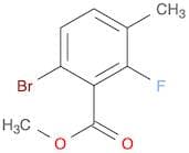 METHYL 6-BROMO-2-FLUORO-3-METHYLBENZOATE
