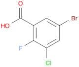 5-BROMO-3-CHLORO-2-FLUOROBENZOIC ACID