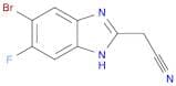 5-Bromo-2-(cyanomethyl)-6-fluorobenzimidazole
