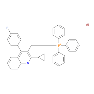 Phosphonium, [[2-cyclopropyl-4-(4-fluorophenyl)-3-quinolinyl]methyl]triphenyl-, bromide (1:1)