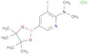2-(N,N-Dimethylamino)-3-Fluoropyridine-5-Boronic Acid Pinacol Ester Hydrochloride