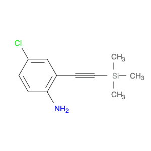 Benzenamine, 4-chloro-2-[(trimethylsilyl)ethynyl]-