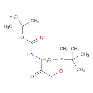 Carbamic acid, [3-[[(1,1-dimethylethyl)dimethylsilyl]oxy]-2-oxopropyl]-,1,1-dimethylethyl ester